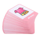 Clothes Flash Cards Set - Educational Picture & Letter Cognition Card Pack