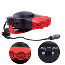 3Port 2in1 12V Portable Car Heater Fan Heater Defroster Demister