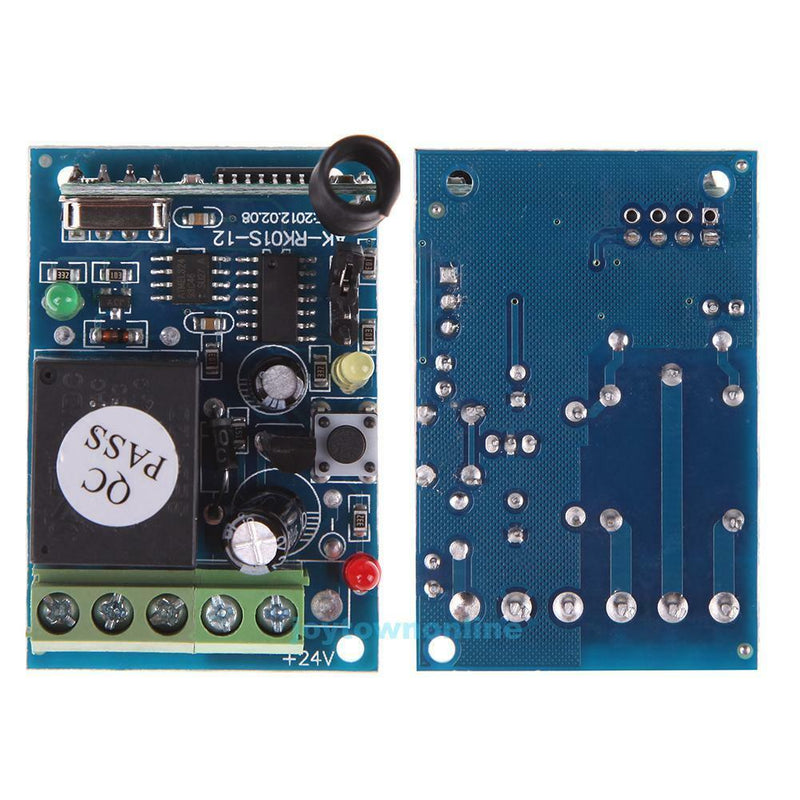 433MHz DC12V 1 Channel Learning Code Wireless Remote Control Relay Mode