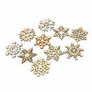 10X Christmas Tree Xmas Wood Chip Hanging Pendant Ornaments Decor DIY Craft
