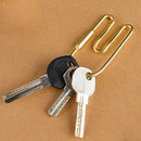 Keychains Unisex Pure Handmade Copper Keyrings Simple Car Key Chain Ring Ho
