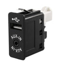 Car USB AUX In Plug Auxiliary Input Socket Adapter for BMW E81 E87 E90 F10