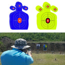 10x Adhesive Shooting Targets Reactive Splatter Paper Target Stickers Paper