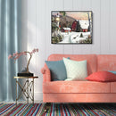 Snow 5D Full Square Drill Diamond Painting DIY Picture for Christmas Decor