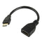 2 Piece 17CM Mini HDMI Male To HDMI Female Converter Adapter Cable For Video