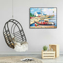 5D DIY Full Drill Diamond Painting Boat Cross Stitch Embroidery Mosaic Kit