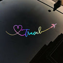 Universal Cartoon Car Decorative Stickers Plane Travel Printed Styling Decals