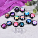 contact lens box case portable travel outer space plastic eyes nursing contai â„–[