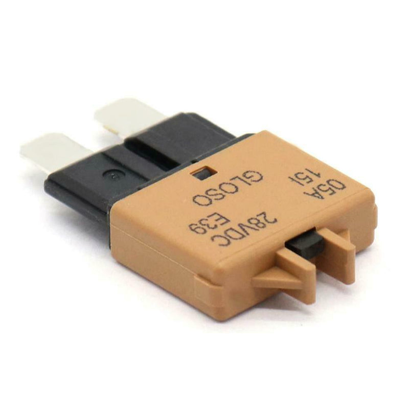 DC32V Manual Reset ATC Circuit Breaker Blade Fuse for Car Boat(5A Brown)
