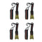 4x Ratchet Tie Down With S Hook Buckle Cargo Strap Hauling Car Truck Trailer