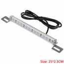 White Red 12V 30-LED Bolt-On Car Truck Motor License Plate Light DRL Lamp Strip