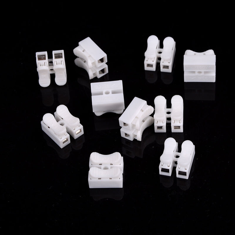 10X Electrical Cable Connectors Quick Splice Lock Wire Terminals Self Locking jr
