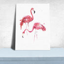 Unframed Modern Art Canvas Oil Painting Nordic Pink Flamingo Print Decor L
