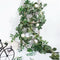 6.5-Foot Artificial Eucalyptus Garland and 6-Foot Willow Vine Branches Leaf E5G2