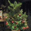 10X Artificial Leaves Garden Room Decor Pine Cypress Office Home K6H8