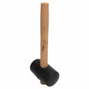Lightweight Double Faced Mallet Wooden Shaft Handle Rubber Hammer KSG
