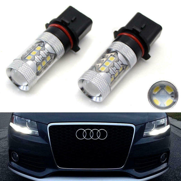 Xenon White 80W P13W LED Bulbs For Audi A4 Q5 Daytime Running Lights DRL