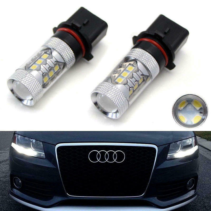 Xenon White 80W P13W LED Bulbs For Audi A4 Q5 Daytime Running Lights DRL