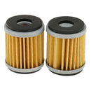 2 Piece Oil Filter for Yamaha YFZ450 YFZ450R YFZ450W YFZ450X YZ250F YZ450F