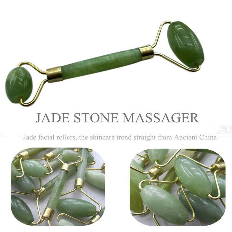 Natural Stones Jape massager Guasha Facial Beauty Massager Tool Roller Face Thin