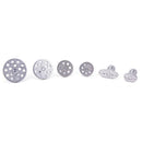 6Pcs Aluminum PDR Glue Puller Tabs Car Body Dent Repair Hail Removal Tool PAD LJ