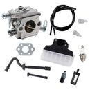 2 Sets Carburetor Air Filter Fuel Line Spark Plug Gasket Tune Up Kit for Stihl