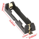 1x 18650 Series Batteries Holder Box Storage Case Container With Bronze P&+