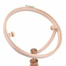 Height Adjustable Wood Embroidery Stand Hoop Craft Cross Stitch Needlework