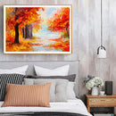Maple Trees 5D DIY Full Round Drill Diamond Painting Landscape Mosaic Decor
