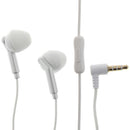 In-Ear Handsfree Headphones Earphones with Mic for Smart Phones White
