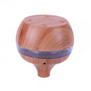 USB 300ml Humidifier Purifier Wood Grain LED Essential Oil Diffuser