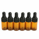10pcs 3ml Empty brown Glass Dropper Bottles with Pipette for Essential Oil I3K4