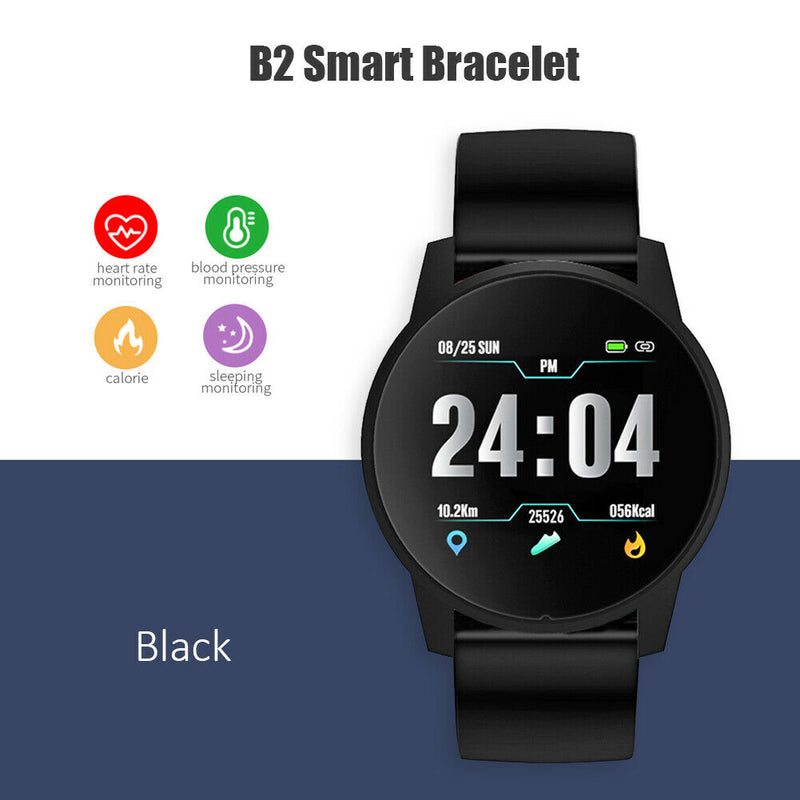 Smart Watch Heart Rate Blood Pressure Monitor IP67 Waterproof Sports Bracelet
