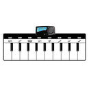 Musical Mat Keyboard Piano Play Mat With 10 Touch-Keys & 10 Melody & 8 Musi Z3F8