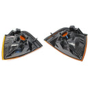 2Pcs Yellow Amber Indicator Lamp Corner Light Lens Side Corner Signal Light