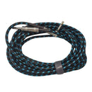Guitar Cable 10FT Right Angle 6.35mm to Straight Plug Keyboard Audio Cord,