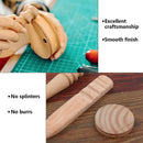 13 Pieces Leather craft Edge Skiving Beveler Multi-size Solid Wood Leather  M7L6