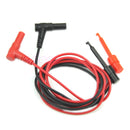 1Pair Banana Plug Test Hook Clip Probe Cable For Multimeter Equipment 2pcs