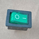 5Pcs AC 10A/125V 8A/250V SPST 3P 2 Position Green LED Light Boat Rocker Swi N1I3
