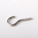 50 Pieces Screw Eye Hooks Eye Pins Eyelet DIY Craft Curtains Hanging Screws