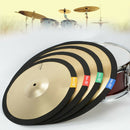 Durable 12inch Hi-Hat Cymbal Sound Off Mutes Silencers for Drum Player Accs
