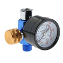 Spray Gun Air Pressure Regulator Gauge Controller Valve Universal Yellow