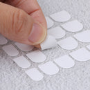 10sheet x 20x white double sided adhesive tabs glue tape for false nail tip Pg