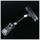 6.5" Height Transparent Plastic Double Clips Adjustable Pop Sign Card Displ