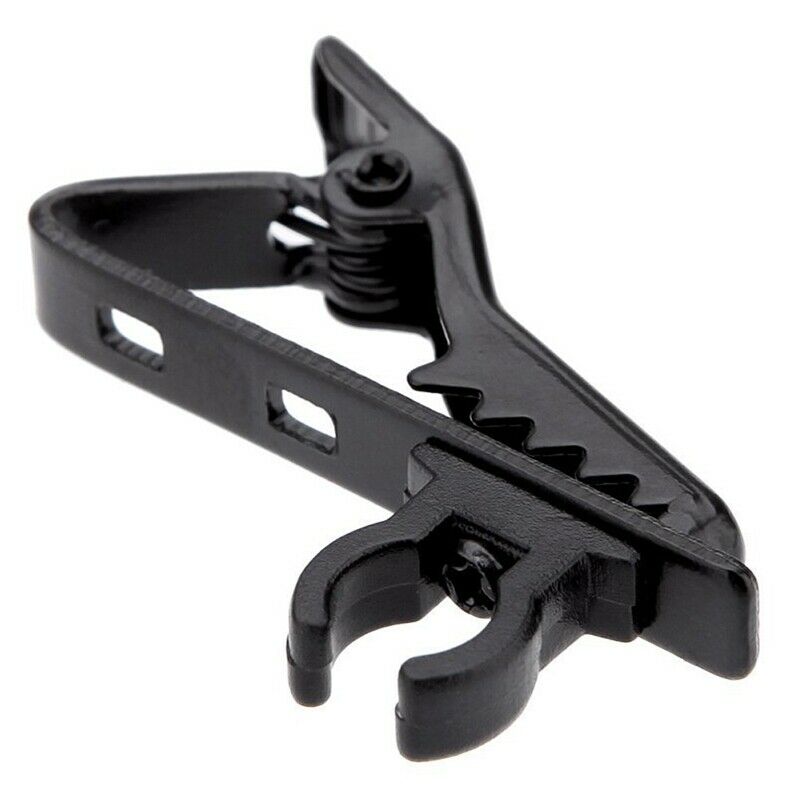 4 x miniphone lapel tie clip for Lapel Lavalier Mic (Black)