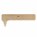 Mini Brass Sliding Gauge Vernier Caliper 80mm 3.25inch Pocket Double Scale Ruler