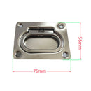 Floor Latch Floor Lift Handle Buckle Stainless Steel 76*56mm Durable VVL