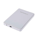 2.5in IDE Hard Disk Drive Enclosure USB 2.0 External HDD Case Box White