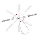 Mute Fly Repellent Fan Keep Flies and Bugs Away From Your Food Enjoy Outdoo N5C1