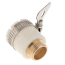 Universal Car Watering Water Hose Pipe Tap WHITE Connector Adaptor Fitting